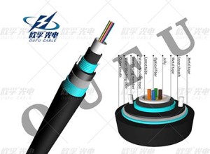 Gyxtw53 2-24 Kern DJDA Stahlband gepanzertes Außen kanal Glasfaser kabel